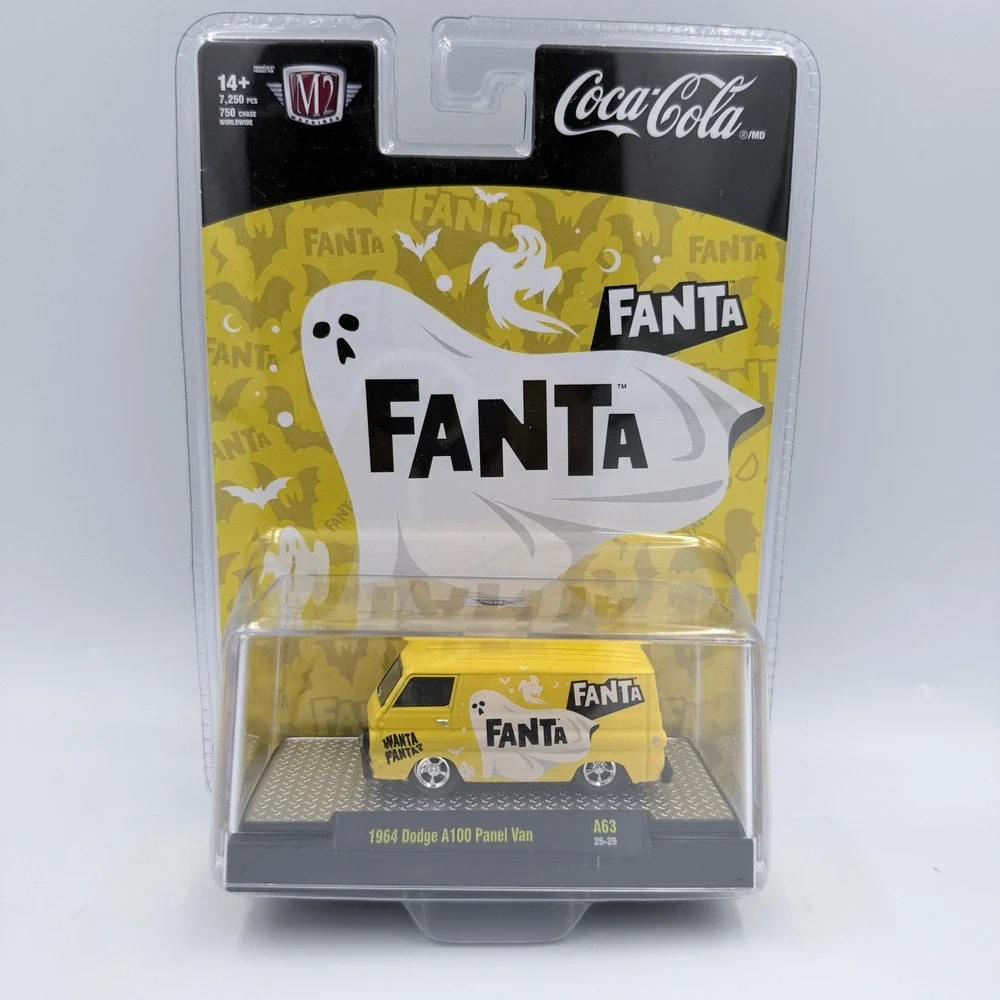 M2 Machines 1964‎ Dodge A100 Panel Van Fanta Halloween Ghost Coca Cola 1:64